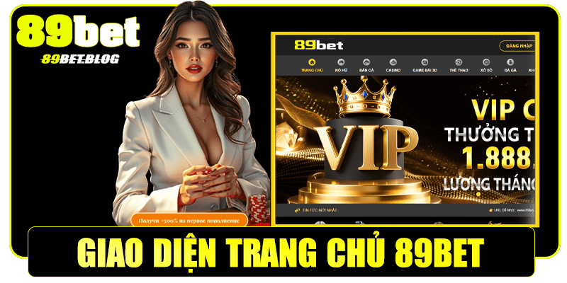 Giao diện trang chủ thiết kế trực quan, thao tác mượt mà